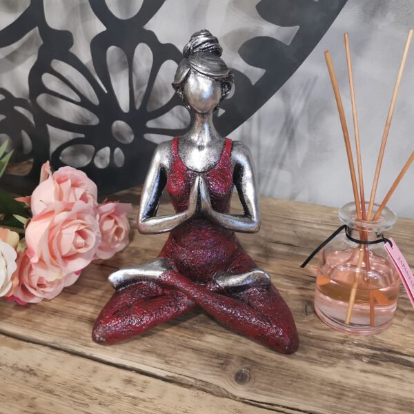 Jogos Mergina Figūrėlė 24cm Sidabrinė ir Bordo