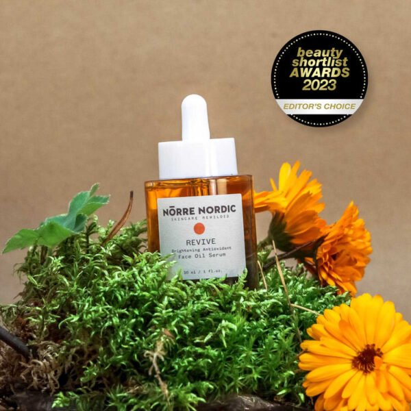 Šviesinantis Veido Aliejus Serumas su Antioksidantais Nörre Nordic REVIVE 30 ml