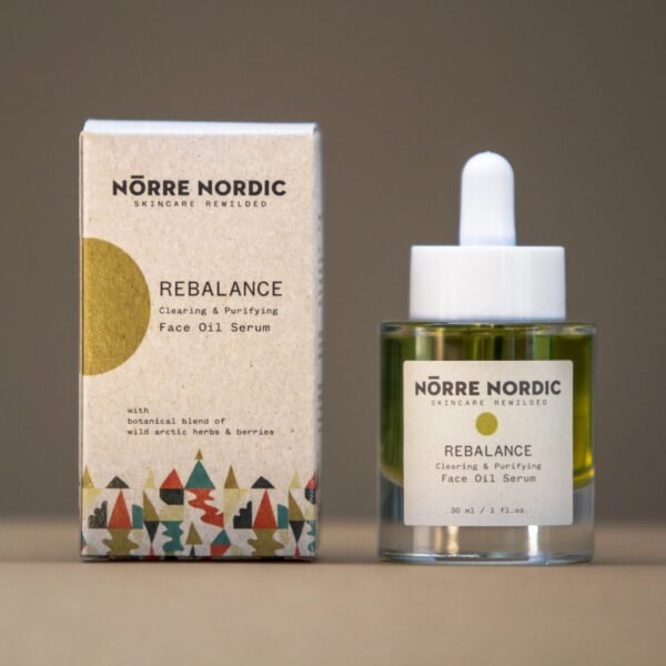 Valantis ir Švarinantis Veido Aliejus Serumas Nörre Nordic REBALANCE 30 ml