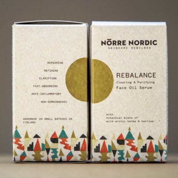 Valantis ir Švarinantis Veido Aliejus Serumas Nörre Nordic REBALANCE 30 ml
