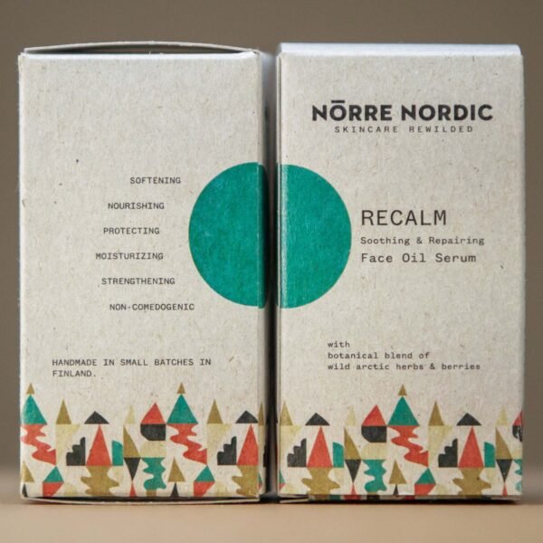 Raminantis ir Regeneruojantis Veido Aliejus Serumas Nörre Nordic RECALM 30 ml