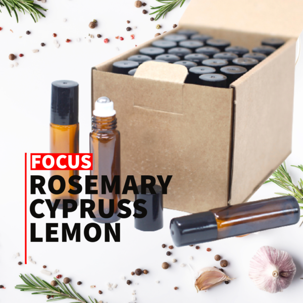 Pieštukinis Eterinis Aliejus x30 vnt. Rozmarinas, Kiparisas, Citrina