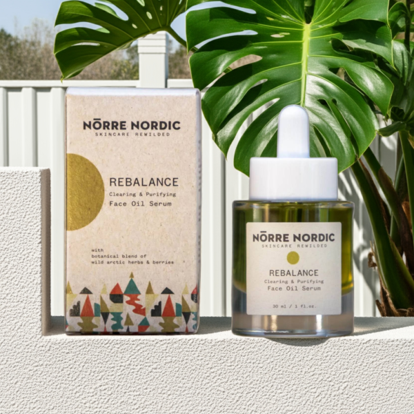 Valantis ir Švarinantis Veido Aliejus Serumas Nörre Nordic REBALANCE 30 ml