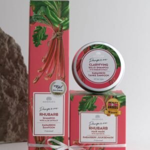 Giliai Plaukus Drėkinantis Priežiūros Rinkinys: Rabarbaras