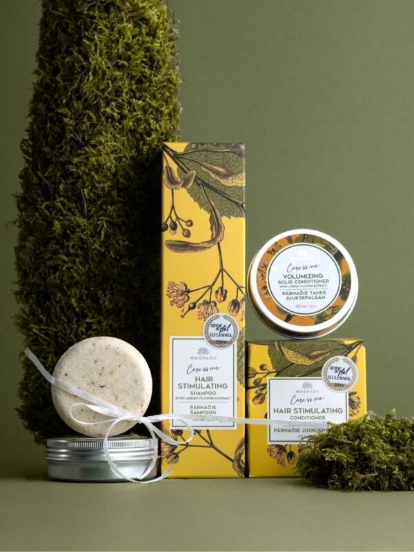 Plaukų Apimties Didinimui Dovanų Rinkinys: Liepų Žiedai